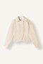Fitted Shirt Collar Taffeta Gabardine Jacket I5494Ax26Au - 3