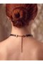 Genuine Leather Choker Zodiac Sign Necklace - 8