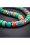 Natural Stone Women's Necklace Water Green Handmade Bodrum Bead Steel Gold Detailed Vintage Bohemian Jewelry - 3