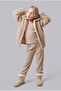 Ultra Soft Plush Textured Polo Collar Coat Baby Girl H3546A526Au - 3