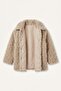 Ultra Soft Plush Textured Polo Collar Coat Baby Girl H3546A526Au - 7