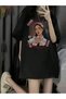 Unisex Stylish Comfortable Oversize Cotton Crew Neck T-Shirt with Special Design Code 34830