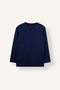 Regular Fit Crew Neck Front Stitching Detailed Long Sleeve Tunic Basic Sweatshirt I4194Ax26Au