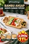 25X14X1.4 cm 3-Compartment Wooden Bamboo Serving Presentation Board Rectangular with Heart Handle