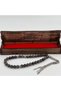 Natural Jade Stone Prayer Beads 33-Piece Men's Prayer Beads Green Natural Stone with Tassels Wooden Boxed Gift for Men Ak