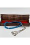 Natural Jade Stone Prayer Beads 33-Piece Men's Prayer Beads Green Natural Stone with Tassels Wooden Boxed Gift for Men Ak - 2