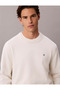 Men's Brand Logo Cream Sweater Suitable for Daily Use - 2