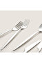 Belina 18 Piece Dessert Fork Spoon Knife Set Semi Matte Silver - 3
