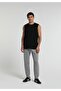 Regular Fit Men's Black Undershirt - 3