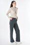 Elastic Waist Relaxed Fit Pants Anthracite - 5