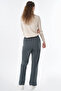 Elastic Waist Relaxed Fit Pants Anthracite - 4