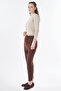 Pocket Detailed Trousers Brown - 3