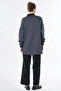 Patterned Rayon Sweatshirt Smoked - 5