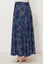 Belted Stone Printed Skirt 60751 - 3
