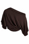 S0019307 Brown Women's Blouse 27Km97000059 - 3