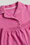 Pink Jersey Pyjamas and Scrunchie Set - 2