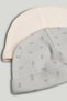 2 Pack Cotton Baby Hats - 2
