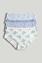 3 Pack Floral Hipster Briefs