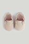 Pink Cord Pram Shoes - 2
