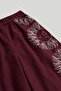 Burgundy Top and Trousers Outfit - 4