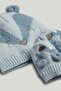 Knitted Hat and Mittens Set - 2