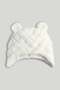 White Beaded Trapper Hat