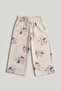 Floral Wide-Leg Joggers