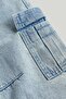 Blue Denim Cargo Jeans - 3