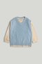 T-Shirt and Knitted Vest Set