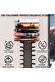 Video Game Storage, 4 Pack Wall Mount Game Case Holder, Holds Up to 72 Disc Boxes, Metal Wall Mounte - 6
