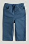 Navy Pull-On Jeans