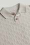 Beige Checkerboard Polo Shirt - 2