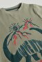 Green Waffle Dinosaur T-Shirt - 2