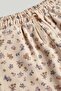 Cream Floral Wide-Leg Joggers - 2