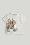 Cream Triceratops T-Shirt