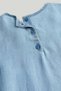 Blue Embroidered Dress - 3