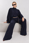 Bat Sleeve Belted Modal Premium Selection Suit Lby0082 Dark Blue