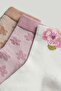 3 Pack Floral Socks - 2