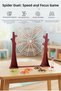 Duel of the Spiders 20-Piece Hourglass Fun and Strategic Box with 16 Spiders Educational Game - 2