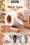 Paça Telası 2cm Wide 10 Meters, Seamless Renovation Telası, Double-Sided Adhesive Strip Telası
