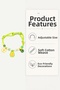 Cat and Small Breed Dog Collar – Adjustable – Beaded – Figured – with Bell – Colorful Collar - 4