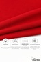 Cotton 2-Piece Pillowcase 50X70 cm – 10 Different Color Options - Red - 4