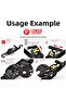 Sn-37789 3 Meter Automatic Ratchet Tie-Down Strap Spanzet Durable Steel Body with Anti-Slip Handle 230kg - 4