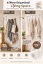 Multi-Purpose Practical Hanger Set of 4 White Door Hanger Organizer Hooks - 5