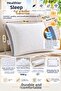 4 Air-Conditioned Silicone Pillows - Ultra Comfort - 1000 Grams of Pure Silicone - 8