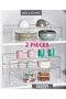 2 Pieces 128 Chrome 47 cm Cabinet Shelf Organizer Organizer Shelf - 2