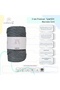 Premium Glittery 3mm - 250 Gr Polyester Macrame Rope Gray 230 m Polyester Macrame Rope Supla Rope and Bag Thread - 3