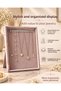 Velvet Chain Necklace Organizer Stand – Foldable Metal Hanging Jewelry Organizer with Legs - 5