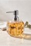 Clear Acrylic Liquid Soap Dispenser – Decorative Soap Dispenser with Chrome Pump, for Bathroom and Kitchen