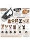 Medium Breed Metal Leather Dog Muzzle 28 cm Black - 2